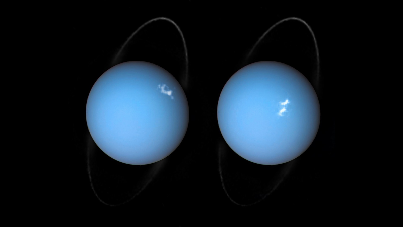 Two views of Uranus.